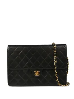 CHANEL Pre-Owned: Чёрная сумка 