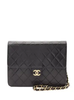 CHANEL Pre-Owned: Чёрная сумка 