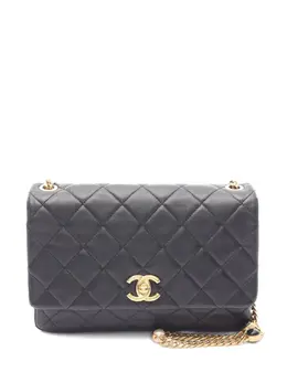CHANEL Pre-Owned: Чёрная сумка 