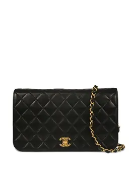 CHANEL Pre-Owned: Чёрная сумка 