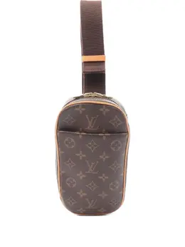 Louis Vuitton Pre-Owned: Коричневая поясная сумка 