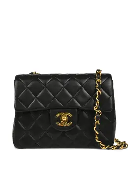 CHANEL Pre-Owned: Чёрная сумка 