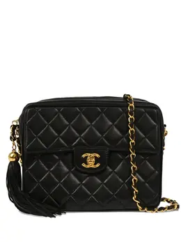 CHANEL Pre-Owned: Чёрная сумка 