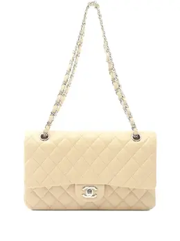 CHANEL Pre-Owned: Бежевая сумка 