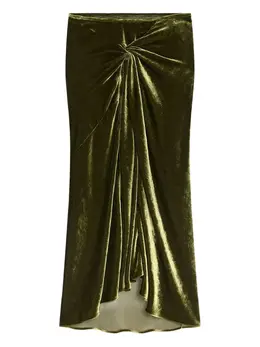 DRIES VAN NOTEN: Драпированная юбка 