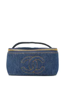 CHANEL Pre-Owned: Голубая сумка 