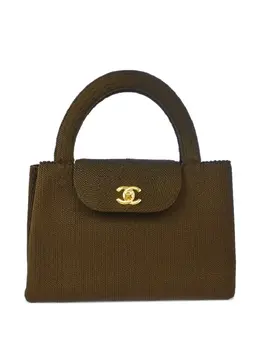 CHANEL Pre-Owned: Коричневая сумка 