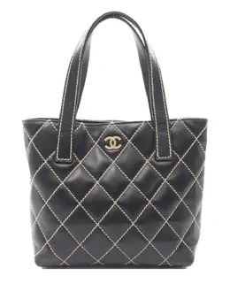 CHANEL Pre-Owned: Чёрная сумка 
