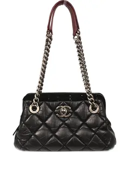 CHANEL Pre-Owned: Чёрная сумка 