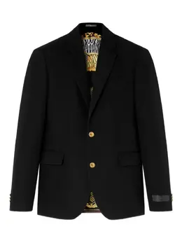 Versace: Чёрная куртка 