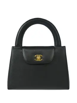 CHANEL Pre-Owned: Чёрная сумка 