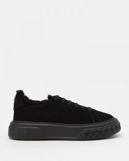 Casadei: Чёрные кроссовки 