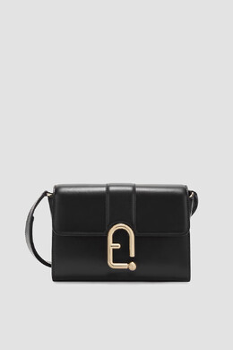 Furla: Чёрная сумка 