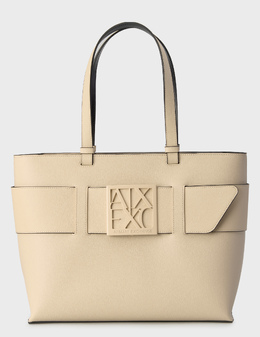 ARMANI EXCHANGE: Бежеві сумки 
