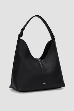 Furla: Чёрная сумка 