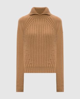 Moncler: Коричневый свитер 