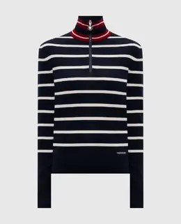 Moncler: Синий свитер 