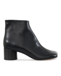 MM6 Maison Margiela: Чёрные ботинки 