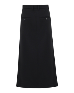 MM6 Maison Margiela: Чёрная юбка 