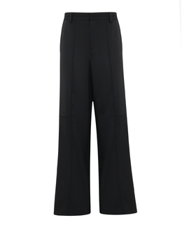 MM6 Maison Margiela: Чёрные брюки 
