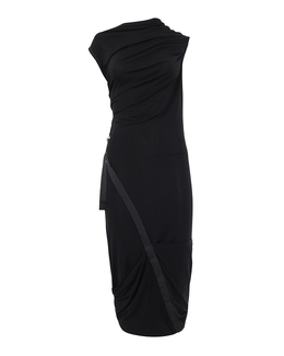 HELMUT LANG: Чёрное платье 