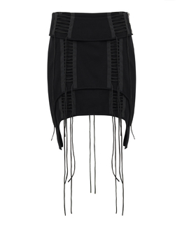 HELMUT LANG: Чёрная юбка 