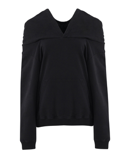 MM6 Maison Margiela: Чёрная толстовка 