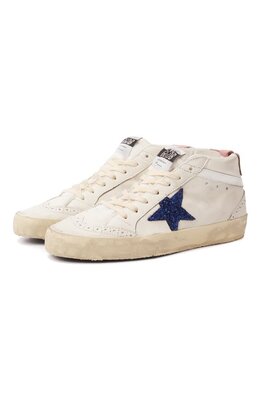 Golden Goose Deluxe Brand: Белые кеды  Mid Star