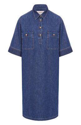 Valentino: Джинсовое платье 