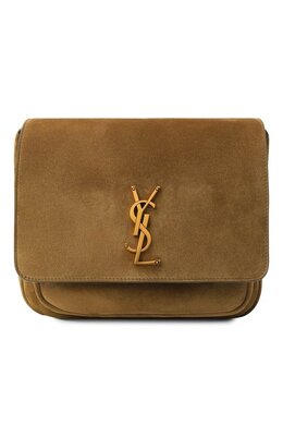 Saint Laurent: Сумка  Niki цвета хаки