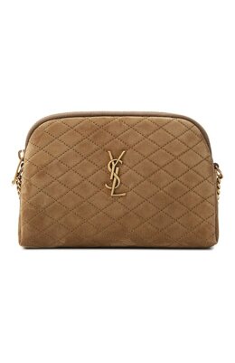 Saint Laurent: Бежевая сумка  Gaby