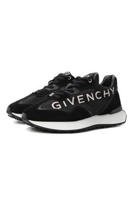 Givenchy: Чёрные кроссовки  GIV Runner