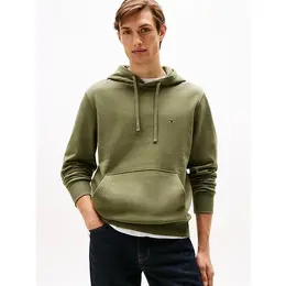 TOMMY HILFIGER: Зелёная толстовка 