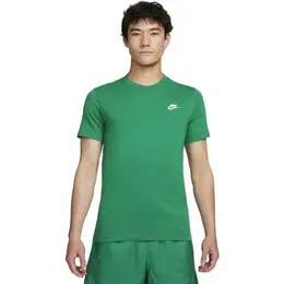 NIKE: Зелёная футболка  Club