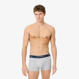 LACOSTE: Серые трусы 