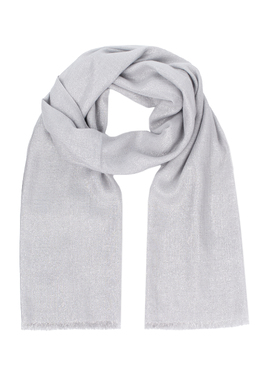 BRUNELLO CUCINELLI: Серый шарф 