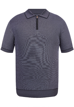 BRIONI: Синее поло 