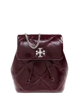 Tory Burch: Фиолетовый рюкзак 
