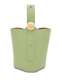 LOEWE: Зелёная сумка  Bucket