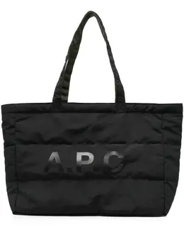 A.P.C.: Сумка-шоппер с принтом 