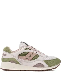 Saucony: Зелёные кроссовки  Shadow 6000