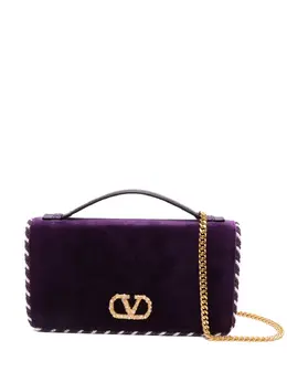 Valentino Garavani: Фиолетовый клатч 