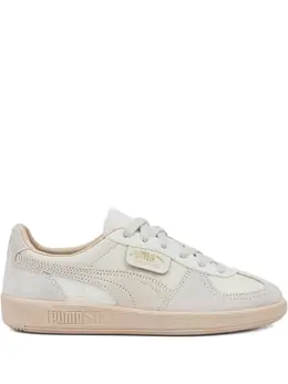 PUMA: Бежевые кроссовки  Suede
