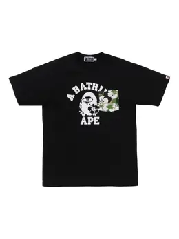 A BATHING APE®: Чёрная футболка 