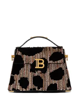 Balmain: Чёрная сумка-шоппер  B-Buzz