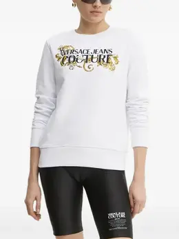 Versace Jeans Couture: Свитшот с блёстками 