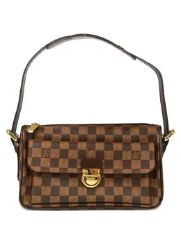 Louis Vuitton Pre-Owned: Тёмная сумка 