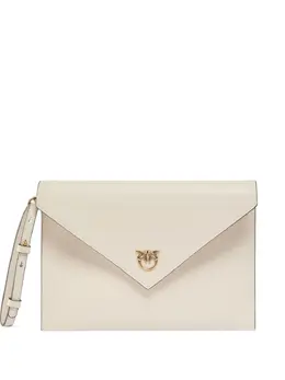 PINKO: Белый клатч  Love Birds