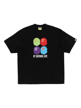A BATHING APE®: Чёрная футболка 
