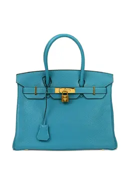 Hermès Pre-Owned: Голубая сумка-шоппер 